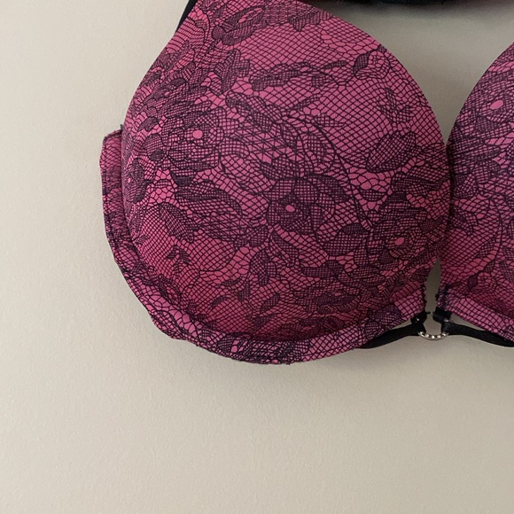 La Senza Floral Lace Push Up Intimate Feminine Flower Sexy Bra Size 36A - Picture 13 of 15